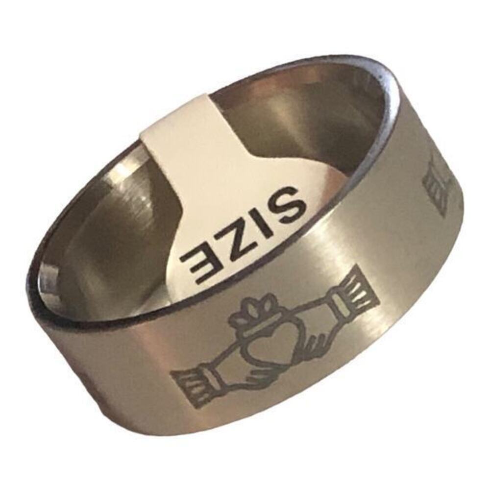 Stainless steel ring size‎ 12